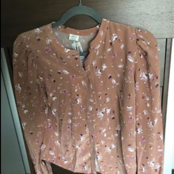 Aritzia Wilfred silk Naomi blouse sz XXS - Picture 3 of 3